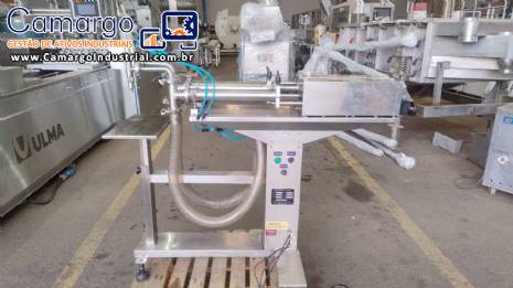 Envasadora de lquidos pneumtica em inox semi-automtica com dois bicos Y&G Packing Machinery