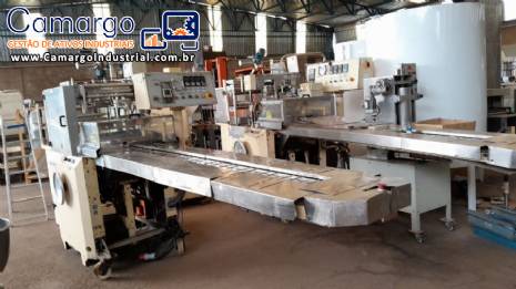 Embaladora celofanadeira Otto Haensel V3 aplicador de fitilho para embalar caixas em celofanes