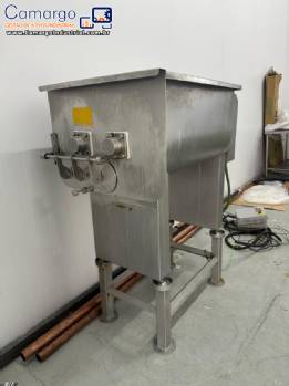 Misturador eixo duplo de ps carne em inox Frigomaq 300 litros