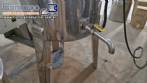 Tanque misturador encamisado em inox el�trico com h�lice centrifuga tipo Cowles 80 litros