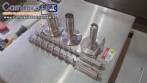 Envasadora vertical em inox para ps com silo rosca trasportadora Baoyuda