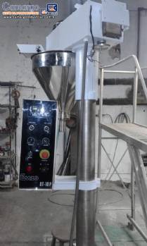 Envasadora Emzo com rosca para pós em aço inox