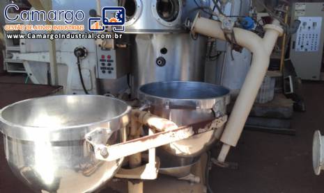 Sistema de cozimento � v�cuo para balas