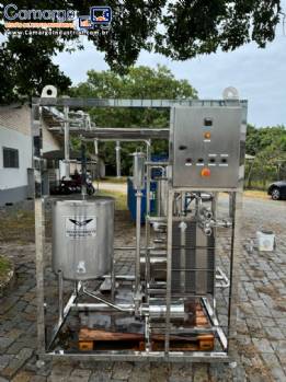 Pasteurizador em inox para l�quidos sucos leite Innova Inox  2.000 litros por hora