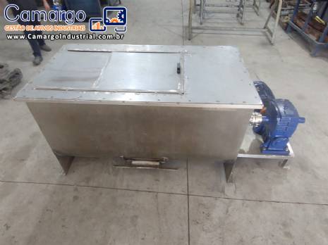 Misturador ribbon blender em a�o inox 500 litros 10 CV