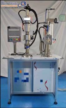 Envasadora de aerossol bag on valve 800 a 1200 frascos por hora