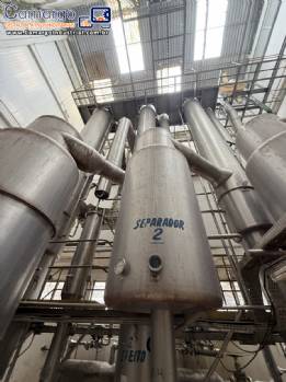 Sistema de secagem por Spray Dryer com atomizador Niro Atomizer