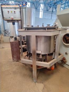 Tanque misturador em inox para cremes produtos espessos 400 litros