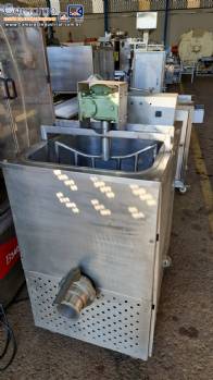 Tacho misturador de 80 litros com sistema de aquecimento