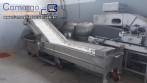 Glaciador glaciadora em inox de pescados peixes frutos do mar Brusinox 1500 kg / h
