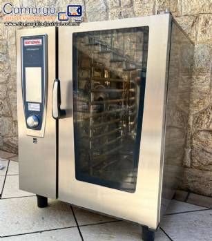 Forno combinado industrial em inox Rational 10 bandejas