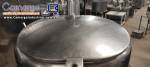 Tanque de agitao misturador  encamisado aquecido em inox 170 litros cowles