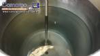 Tanque de agitao misturador  encamisado aquecido em inox 170 litros cowles