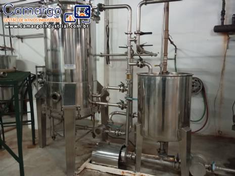 Filtro pr� capa em a�o inox Zegla 6.000 litros