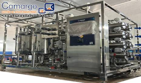 Sistema de filtra��o concentra��o por membrana 10.000 L Ibiex Chemical