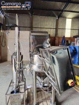 Processador homogeneizador eltrico encamisado em inox de alimentos 90 kg