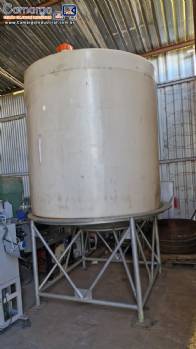 Tanque de armazenamento de polietileno rotomoldado pl�stico ALPINA 4800 litros